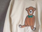 他の写真1: mini rodini TEDDY BEAR SWEATSHIRT オフホワイト