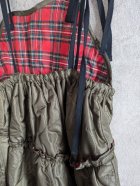 他の写真2: franky grow GURUGURU QUILTING JUMPER SKIRT オリーブ　キッズ・レディース